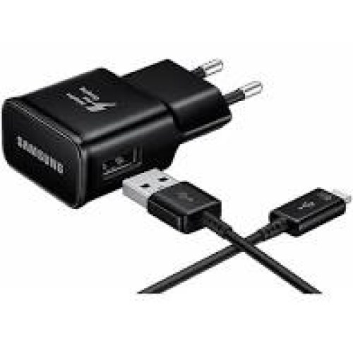 Carregador Original Samsung 2A + Cabo Micro USB preto